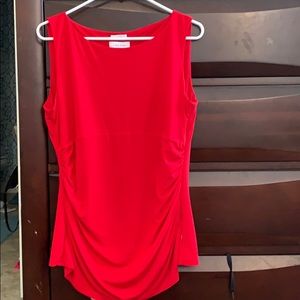 Women’s Calvin Klein Red Dressy Tank.